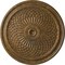 Ekena Millwork Trinity Ceiling Medallion (Fits Canopies up to 3"), Hand-Painted Rubbed Bronze, 22"OD x 1 3/4"P CM22TNRZS - alternate 1